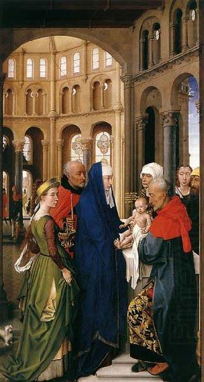 WEYDEN, Rogier van der St Columba Altarpiece china oil painting image